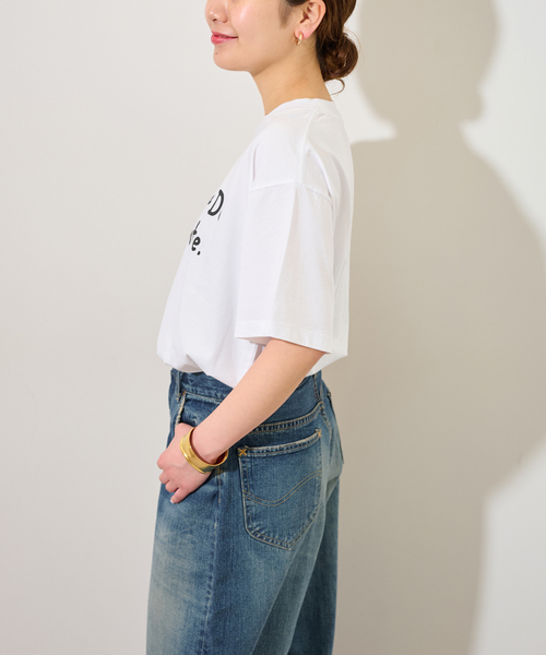 JOURNAL STANDARD relume(ジャーナルスタンダード レリューム)の「コットンペイントロゴTEE(Tシャツ/カットソー・レディース・チャコールグレー/ホワイト・FREE)」の18枚目の写真