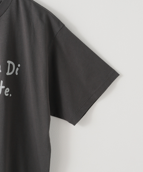 JOURNAL STANDARD relume(ジャーナルスタンダード レリューム)の「コットンペイントロゴTEE(Tシャツ/カットソー・レディース・チャコールグレー/ホワイト・FREE)」の12枚目の写真