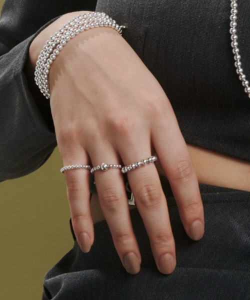 quip queint(クイップクエイント)の「【quip queint】bowl ring/ボウル リング(リング・レディース・シルバー・FREE/#9/#11/#13/#15)」の1枚目の写真