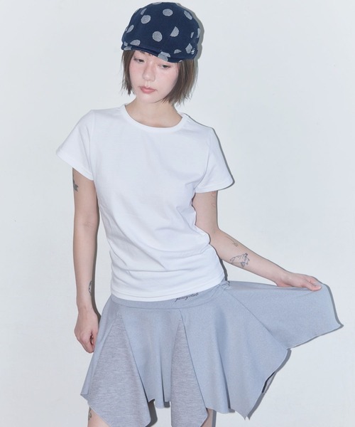 FANCY CLUB(ファンシークラブ)の「FANCY CLUB/ドットハンチングCAP(ハンチング/ベレー帽・レディース・ネイビー/グレー・FREE)」の19枚目の写真