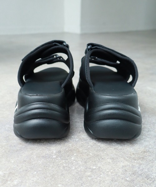MLB公式正規品 サンダル ベース メタルLA(Black) MICA＆DEAL｜【NICOLAS LAINAS】メタルモチーフトングフラット