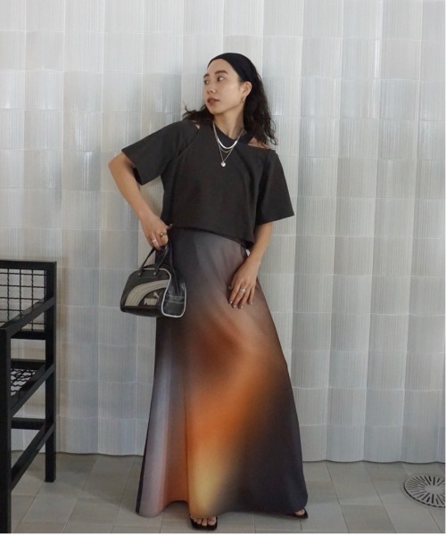 トップス ameri / MEDI LAYERED CONCEPT TEE セール】MEDI LAYERED CONCEPT TEE（Tシャツ/カットソー