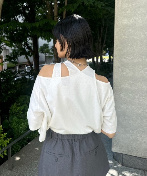 AMERI MEDI CONSTRUCTIVE BLOUSE 試着のみ Ameri（アメリ）の「MEDI CONSTRUCTIVE BLOUSE（シャツ/ブラウス