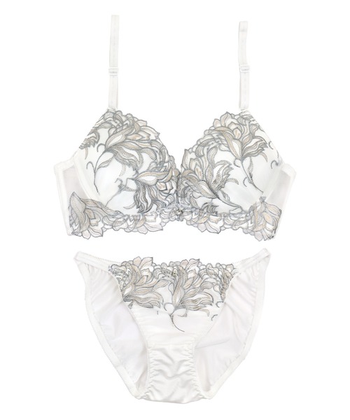 セール】下着セット レディース セットアップ 脇高 フラワー刺繍