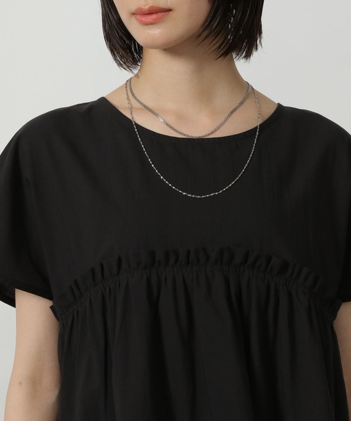 LAKOLE（ラコレ）の「2WAYティアードチュニック / 499371（チュニック・レディース・ブラック/ベージュ/レッド/ブラウン/ホワイト・FREE）」の18枚目の写真