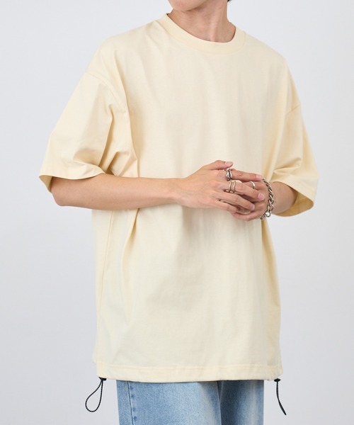 United Athle(ユナイテッドアスレ)の「【United Athle】6.5オンス リラックスフィット 裾ドローコードTシャツ 1110(Tシャツ/カットソー・メンズ・ブラック/アイボリー/スミクロ/ホワイト/ダークブラウン/ネイビー・M/L/XL)」の13枚目の写真