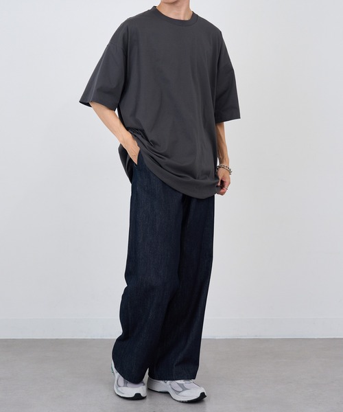 United Athle(ユナイテッドアスレ)の「【United Athle】6.5オンス リラックスフィット 裾ドローコードTシャツ 1110(Tシャツ/カットソー・メンズ・ブラック/アイボリー/スミクロ/ホワイト/ダークブラウン/ネイビー・M/L/XL)」の21枚目の写真