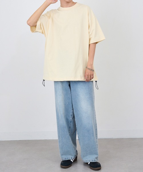 United Athle(ユナイテッドアスレ)の「【United Athle】6.5オンス リラックスフィット 裾ドローコードTシャツ 1110(Tシャツ/カットソー・メンズ・ブラック/アイボリー/スミクロ/ホワイト/ダークブラウン/ネイビー・M/L/XL)」の16枚目の写真