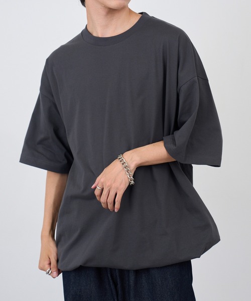 United Athle(ユナイテッドアスレ)の「【United Athle】6.5オンス リラックスフィット 裾ドローコードTシャツ 1110(Tシャツ/カットソー・メンズ・ブラック/アイボリー/スミクロ/ホワイト/ダークブラウン/ネイビー・M/L/XL)」の19枚目の写真