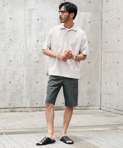 jiggys shop（ジギーズショップ）の「ストレッチ ドライタッチ 2タック ハーフパンツ ショートパンツ（その他パンツ・メンズ・ライトブルー/ブラック/ベージュ/グレー・X-LARGE/SMALL/MEDIUM/LARGE）」の10枚目の写真