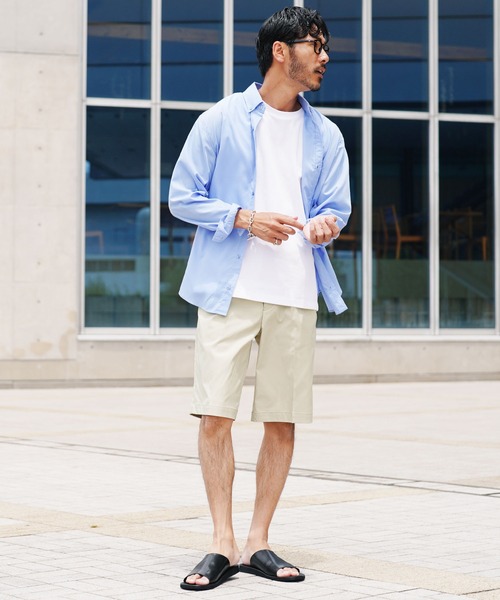 jiggys shop（ジギーズショップ）の「ストレッチ ドライタッチ 2タック ハーフパンツ ショートパンツ（その他パンツ・メンズ・ライトブルー/ブラック/ベージュ/グレー・X-LARGE/SMALL/MEDIUM/LARGE）」の8枚目の写真