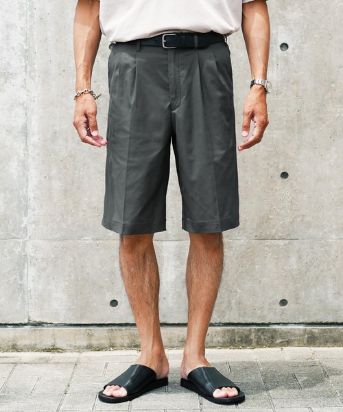 jiggys shop（ジギーズショップ）の「ストレッチ ドライタッチ 2タック ハーフパンツ ショートパンツ（その他パンツ・メンズ・ライトブルー/ブラック/ベージュ/グレー・X-LARGE/SMALL/MEDIUM/LARGE）」の5枚目の写真