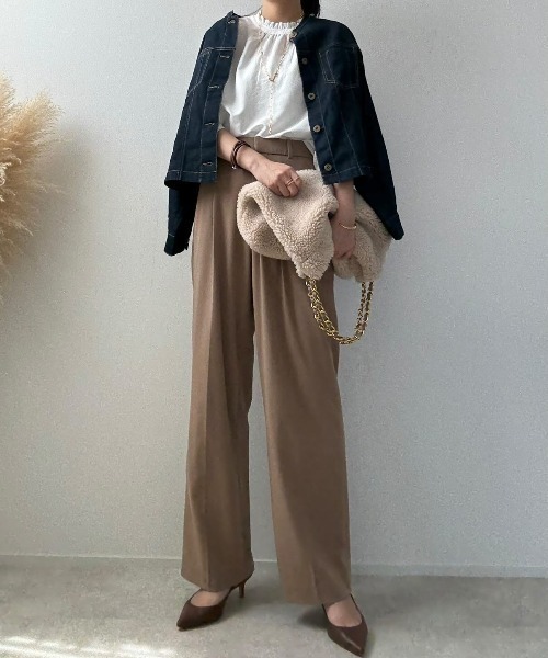 ikka(イッカ)の「【芸能人着用】メッシュデニムブルゾン【親子コーデ】(ブルゾン・レディース・ブルー/ネイビー・M/L/S)」の10枚目の写真