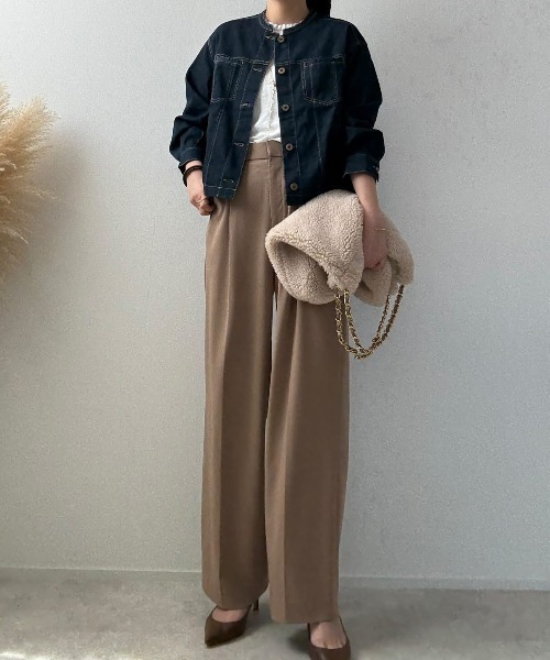 ikka(イッカ)の「【芸能人着用】メッシュデニムブルゾン【親子コーデ】(ブルゾン・レディース・ブルー/ネイビー・M/L/S)」の11枚目の写真