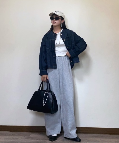 ikka(イッカ)の「【芸能人着用】メッシュデニムブルゾン【親子コーデ】(ブルゾン・レディース・ブルー/ネイビー・M/L/S)」の22枚目の写真