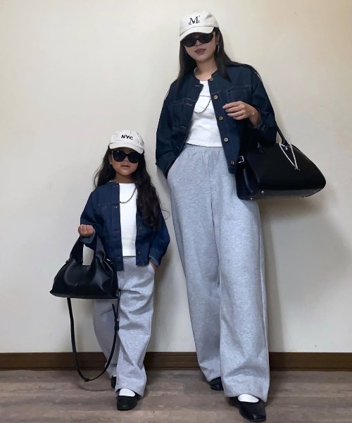 ikka(イッカ)の「【芸能人着用】メッシュデニムブルゾン【親子コーデ】(ブルゾン・レディース・ブルー/ネイビー・M/L/S)」の18枚目の写真