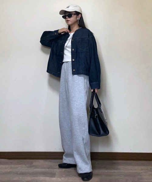 ikka(イッカ)の「【芸能人着用】メッシュデニムブルゾン【親子コーデ】(ブルゾン・レディース・ブルー/ネイビー・M/L/S)」の21枚目の写真