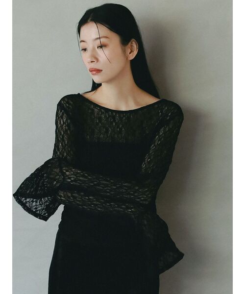 2WAYストレッチレーストップス（Tシャツ/カットソー