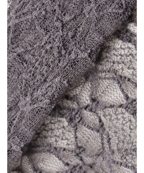 LAGUNAMOON（ラグナムーン）の「2WAYストレッチレーストップス（シャツ/ブラウス・レディース・ブラック/アイボリー/チャコールグレー/ブルー・FREE）」の13枚目の写真