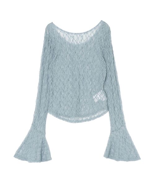 セール】2WAYストレッチレーストップス（シャツ/ブラウス