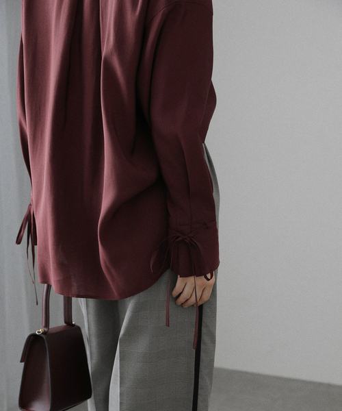 La TOTALITE(ラトータリテ)の「【洗える】スキッパーオータムシャツ(シャツ/ブラウス・レディース・スカイブルー/レッド/ベージュ・FREE)」の20枚目の写真