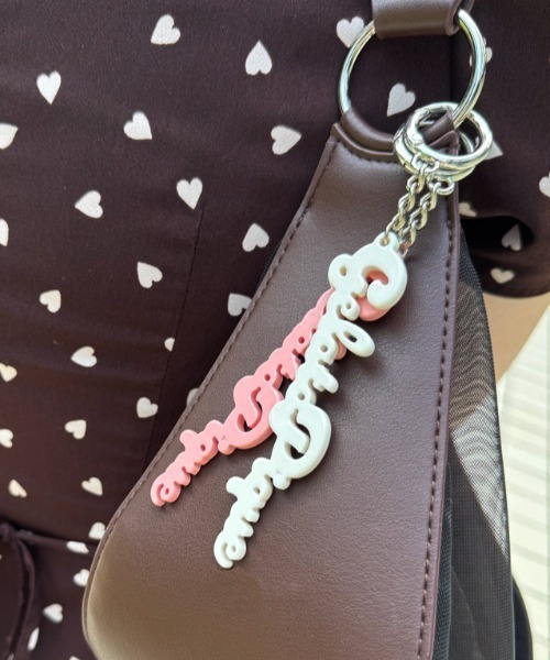 gelato pique（ジェラートピケ）の「ロゴチャーム（チャーム・レディース・オフホワイト/ミント/ピンク/ブルー・F）」の4枚目の写真