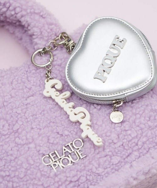 gelato pique（ジェラートピケ）の「ロゴチャーム（チャーム・レディース・オフホワイト/ミント/ピンク/ブルー・F）」の9枚目の写真