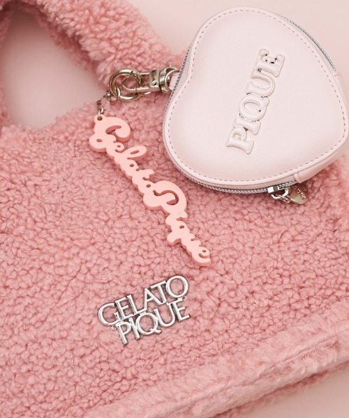 gelato pique（ジェラートピケ）の「ロゴチャーム（チャーム・レディース・オフホワイト/ミント/ピンク/ブルー・F）」の10枚目の写真