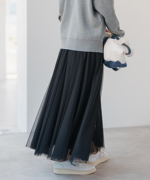 Spick & Span（スピックアンドスパン）の「《追加》チュールスカート