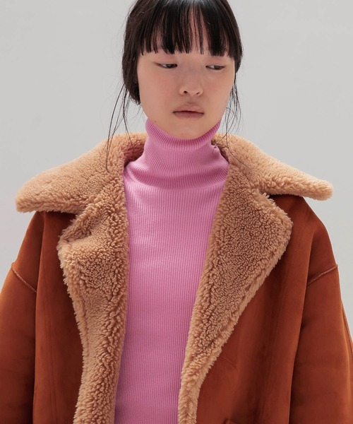 venit(ヴェニット)の「VENIT / REVERSIBLE BOA JK(リバーシブルボアジャケット VEJ-5544-B)(その他アウター・レディース・ブラウン・38)」の6枚目の写真