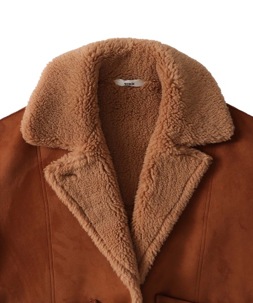venit(ヴェニット)の「VENIT / REVERSIBLE BOA JK(リバーシブルボアジャケット VEJ-5544-B)(その他アウター・レディース・ブラウン・38)」の3枚目の写真