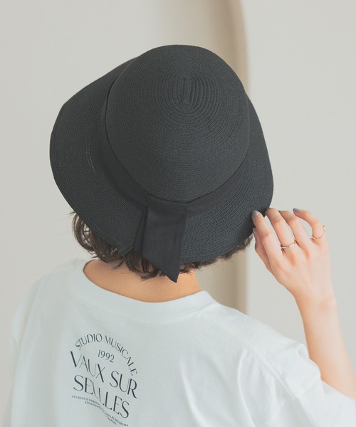 studio CLIP（スタディオクリップ）の「【抗菌防臭】ブレード日除けハット（ハット・レディース・ブラック/ベージュ・FREE）」の22枚目の写真