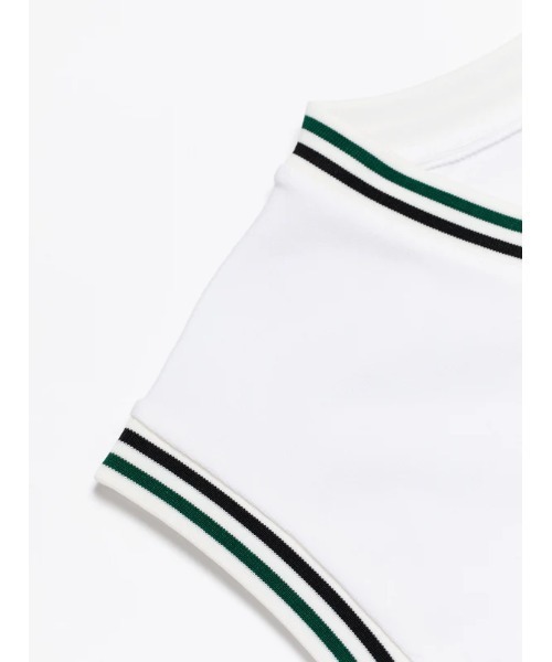 DEVEREUX GOLF(デヴァローゴルフ)の「Born to Golf チェッカーリブニットベスト(ベスト・メンズ・グリーン/ホワイト・SMALL/LARGE/MEDIUM/X-LARGE)」の6枚目の写真