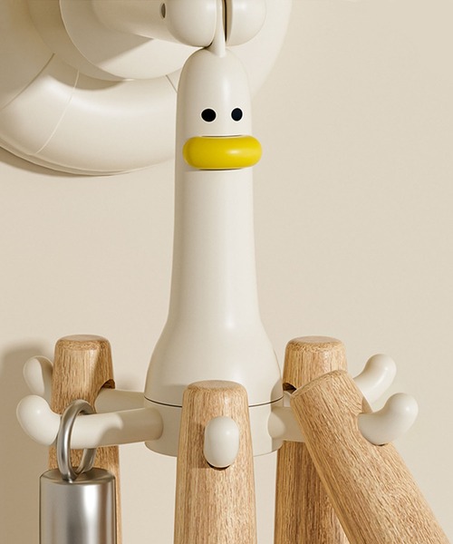 アヒルデザイン回転フック（収納グッズ）｜aimoha（アイモハ）の