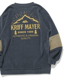 超のび袖切替クルー