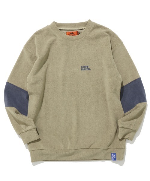 KRIFF MAYER Kid's Collection（クリフメイヤーキッズコレクション）の「超のび袖切替クルー（スウェット・キッズ・ネイビー/レンガ/カーキ/ブルー・120/130/140/150/160/170）」の13枚目の写真