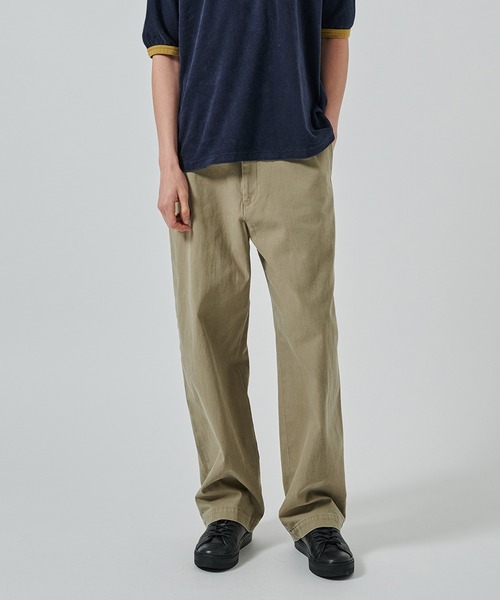 marka（マーカ）の「【MARKA/マーカ】U.S.ARMY CHINO TROUSERS（チノパンツ・メンズ・ベージュ/ブラック・1/2）」の2枚目の写真
