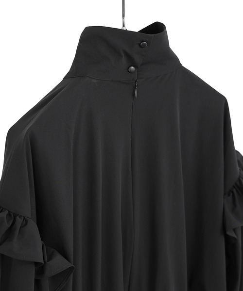 Fashion Letter（ファッションレター）の「水陸両用 フリルデザイン ラッシュガード ロンパース（ラッシュガード・レディース・ブラック・M）」の22枚目の写真