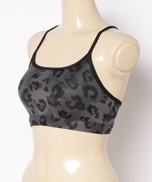adidas（アディダス）の「パワーリアクト エッセンシャルズ ライトサポート ブラ プリント W TRN AER AOP / アディダス adidas（スポーツブラ・レディース・ホワイト/グレー・SMALL/MEDIUM/LARGE/M-CD/M-AB/L-CD/S-CD/L-AB/S-AB）」の4枚目の写真