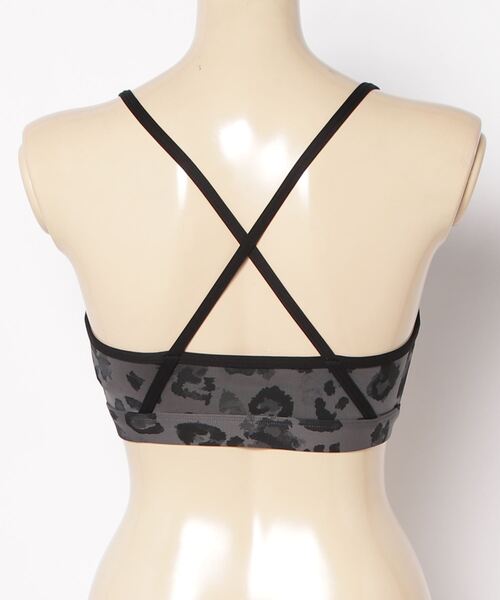 adidas（アディダス）の「パワーリアクト エッセンシャルズ ライトサポート ブラ プリント W TRN AER AOP / アディダス adidas（スポーツブラ・レディース・ホワイト/グレー・SMALL/MEDIUM/LARGE/M-CD/M-AB/L-CD/S-CD/L-AB/S-AB）」の3枚目の写真