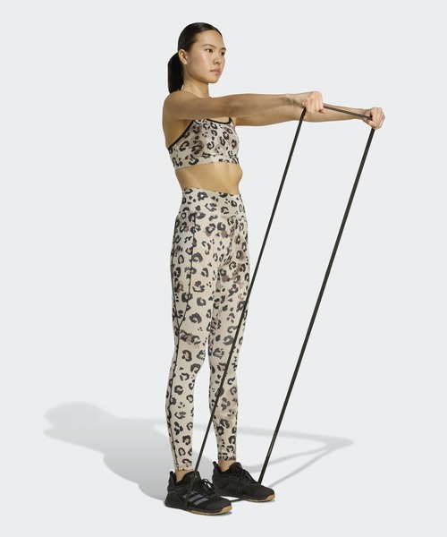 adidas（アディダス）の「パワーリアクト エッセンシャルズ ライトサポート ブラ プリント W TRN AER AOP / アディダス adidas（スポーツブラ・レディース・ホワイト/グレー・SMALL/MEDIUM/LARGE/M-CD/M-AB/L-CD/S-CD/L-AB/S-AB）」の8枚目の写真