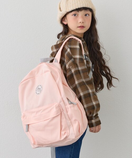 CIAOPANIC TYPY（チャオパニックティピー）の「【KIDS】【minepack】《ジュニアサイズあり》２１ℓバックパックM（バックパック/リュック・キッズ・ベージュ/ベビーピンク/サックスブルー/ブラック/ブルー/ミント/オレンジ/パープル・ONE SIZE）」の7枚目の写真