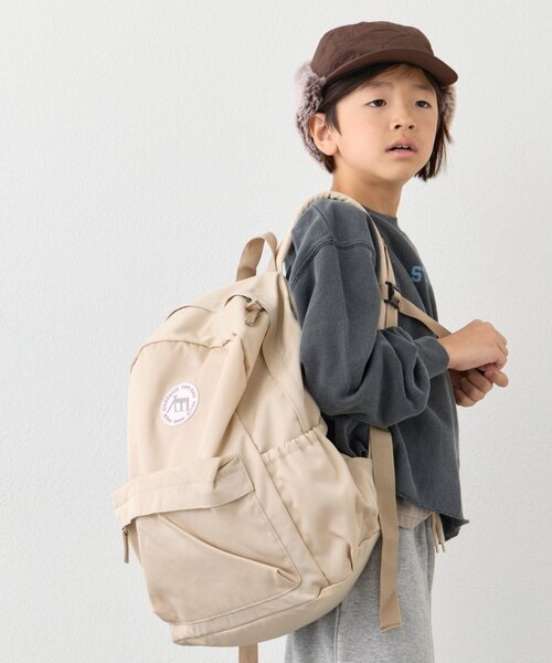 CIAOPANIC TYPY（チャオパニックティピー）の「【KIDS】【minepack】《ジュニアサイズあり》２１ℓバックパックM（バックパック/リュック・キッズ・ベージュ/ベビーピンク/サックスブルー/ブラック/ブルー/ミント/オレンジ/パープル・ONE SIZE）」の11枚目の写真