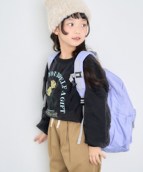 CIAOPANIC TYPY（チャオパニックティピー）の「【KIDS】【minepack】《ジュニアサイズあり》２１ℓバックパックM（バックパック/リュック・キッズ・ベージュ/ベビーピンク/サックスブルー/ブラック/ブルー/ミント/オレンジ/パープル・ONE SIZE）」の13枚目の写真