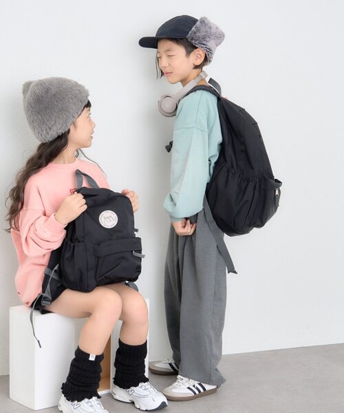 CIAOPANIC TYPY（チャオパニックティピー）の「【KIDS】【minepack】《ジュニアサイズあり》２１ℓバックパックM（バックパック/リュック・キッズ・ベージュ/ベビーピンク/サックスブルー/ブラック/ブルー/ミント/オレンジ/パープル・ONE SIZE）」の18枚目の写真