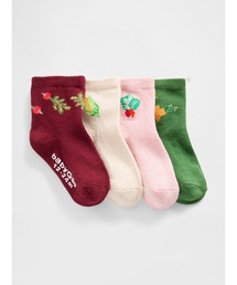 GAP（ギャップ）の「クオータークルーソックス 4足セット (幼児・ベビー)（ソックス/靴下・キッズ）」