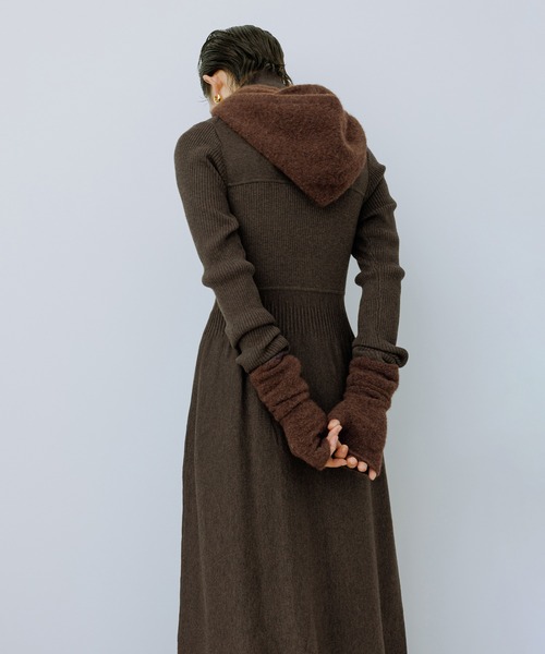 WEB限定】MIXパターンニットワンピース（ワンピース）｜ADAM ET ROPE