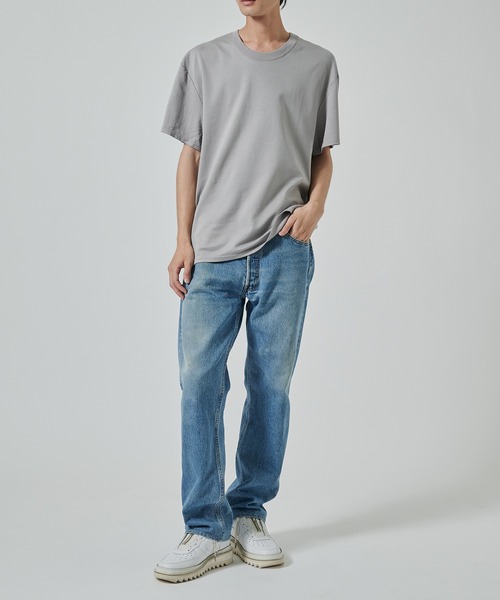 BASICKS（ベイシックス）の「【BASICKS】Football Print T-Shirts（Tシャツ/カットソー・メンズ・ブラック/グレー・M/S）」の4枚目の写真