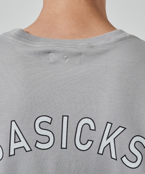 トップス Basicks FOOTBALL SHIRT M BASICKS - 【25SS】オーバーサイズ ストライプ フットボール