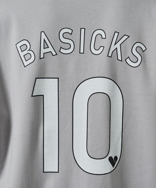 BASICKS】Football Print T-Shirts（Tシャツ/カットソー）｜BASICKS